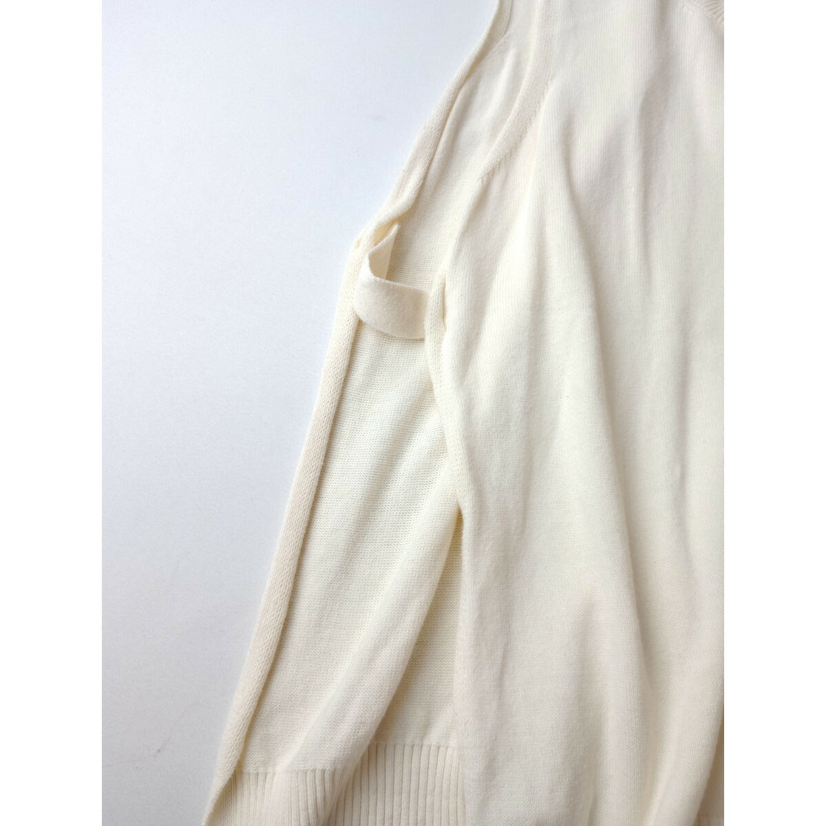 Gauze# ガーゼ 2way gould ニット ベスト 生成り【中古】