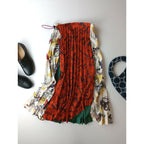 TOGA PULLA トーガ プルラ Print mix skirt 総柄 ロングスカート 34【中古】