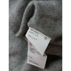 糸衣 itoi KIDO PURE CASHMERE カシミヤ Vネッ ク ニット 長袖 トップス セーター 1 グレー 【中古】