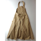 23SSJUNYAWATANABECOMME des GARCONS ジュンヤ ワタナベ コムデギャルソン SALOPETTE サロペット エプロンワンピース スカート ベージュ XS【中古】