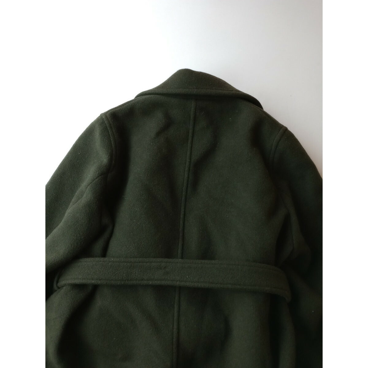 VONDEL フォンデル ダブルフェイスウール ガウン コート オリーブ カーキ 36 (DM＋0815)【中古】