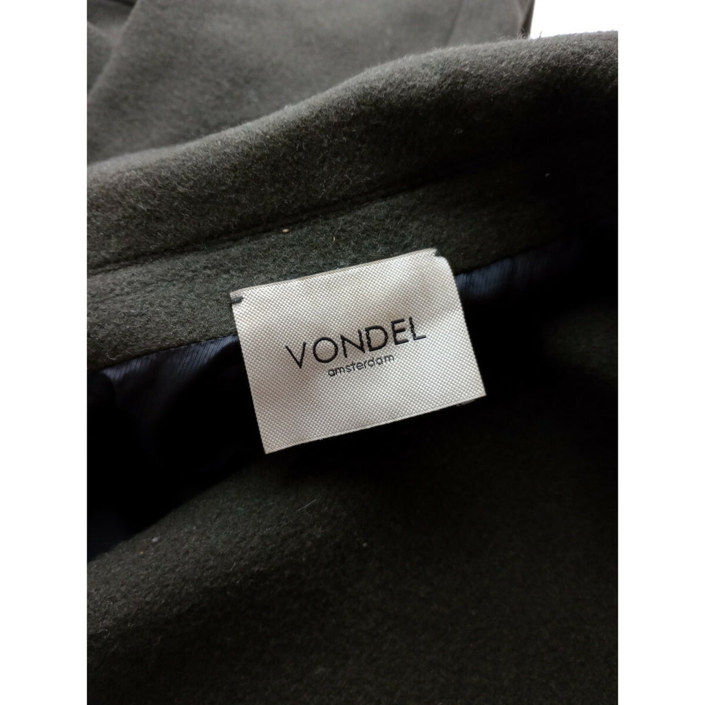 VONDEL フォンデル ダブルフェイスウール ガウン コート オリーブ カーキ 36 (DM＋0815)【中古】