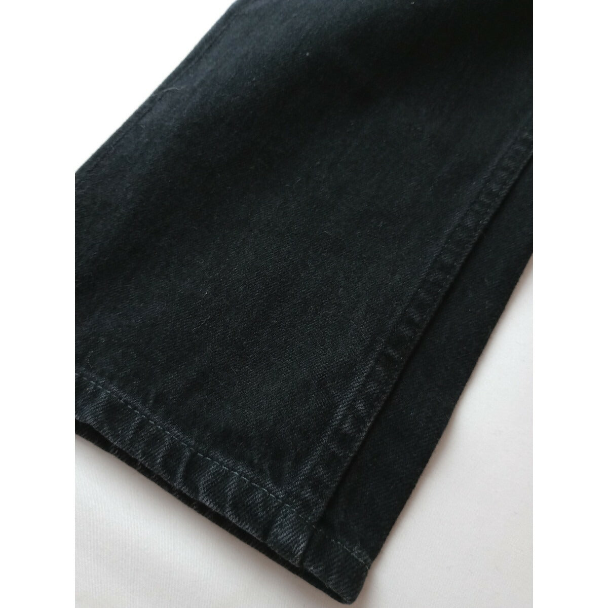 MADISONBLUE マディソンブルー SERUBITCHI JACQUARD STRAIGHT DENIM セルビッチデニムパンツ 黒 ブラック 00 XS【中古】