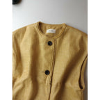 24SS DES PRES デプレ ナイロン コットン ラフィア クルーネック ジレ ベスト【中古】