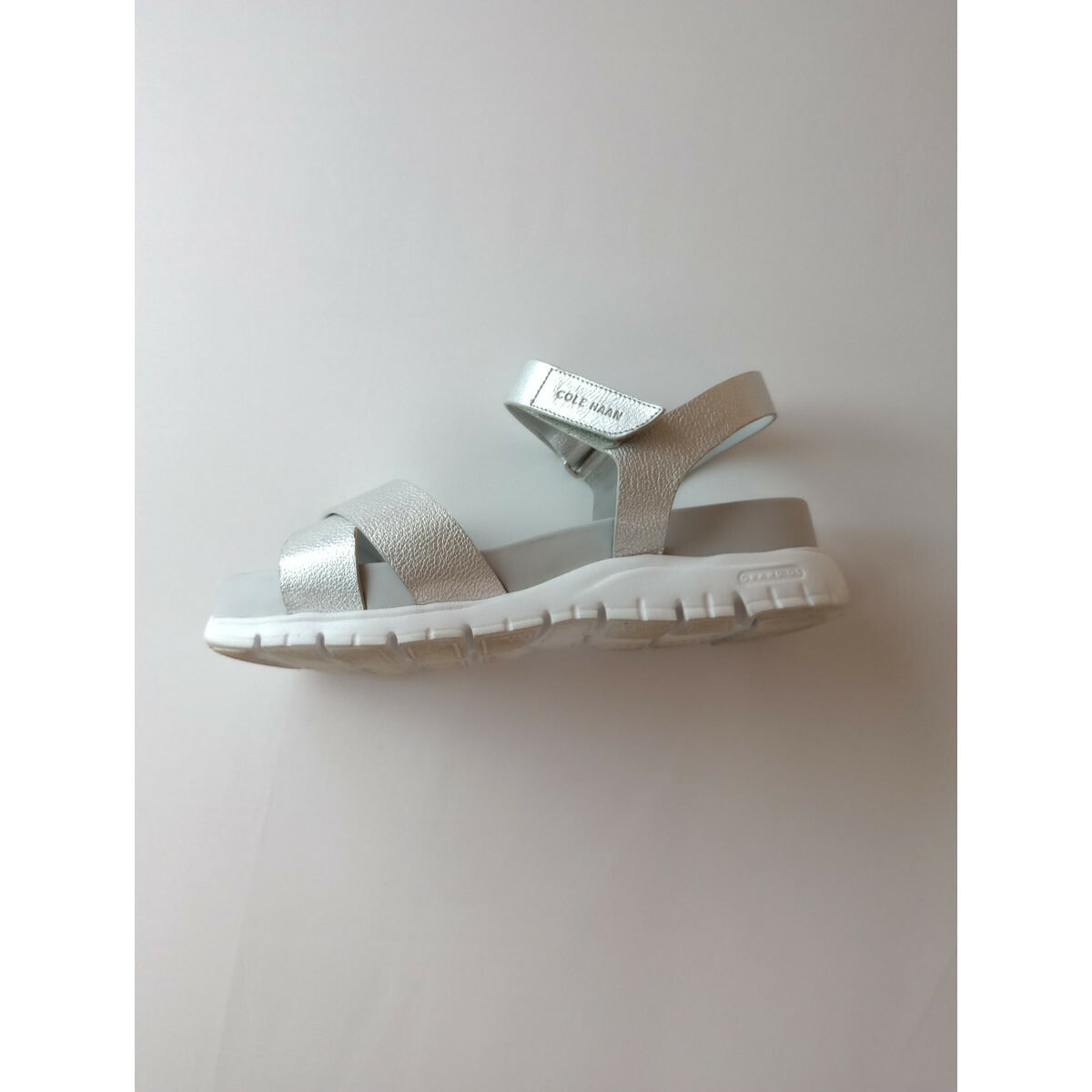 Cole Haan コールハーン ZERO GRAND SNDAL サンダル  25  8 シルバー 靴 【中古】