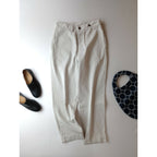 MHL. エムエイチエル マーガレットハウエル BRUSHED COTTON DRILL コットン パンツ ライトベージュ 2【中古】