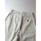 MHL. エムエイチエル マーガレットハウエル BRUSHED COTTON DRILL コットン パンツ ライトベージュ 2【中古】