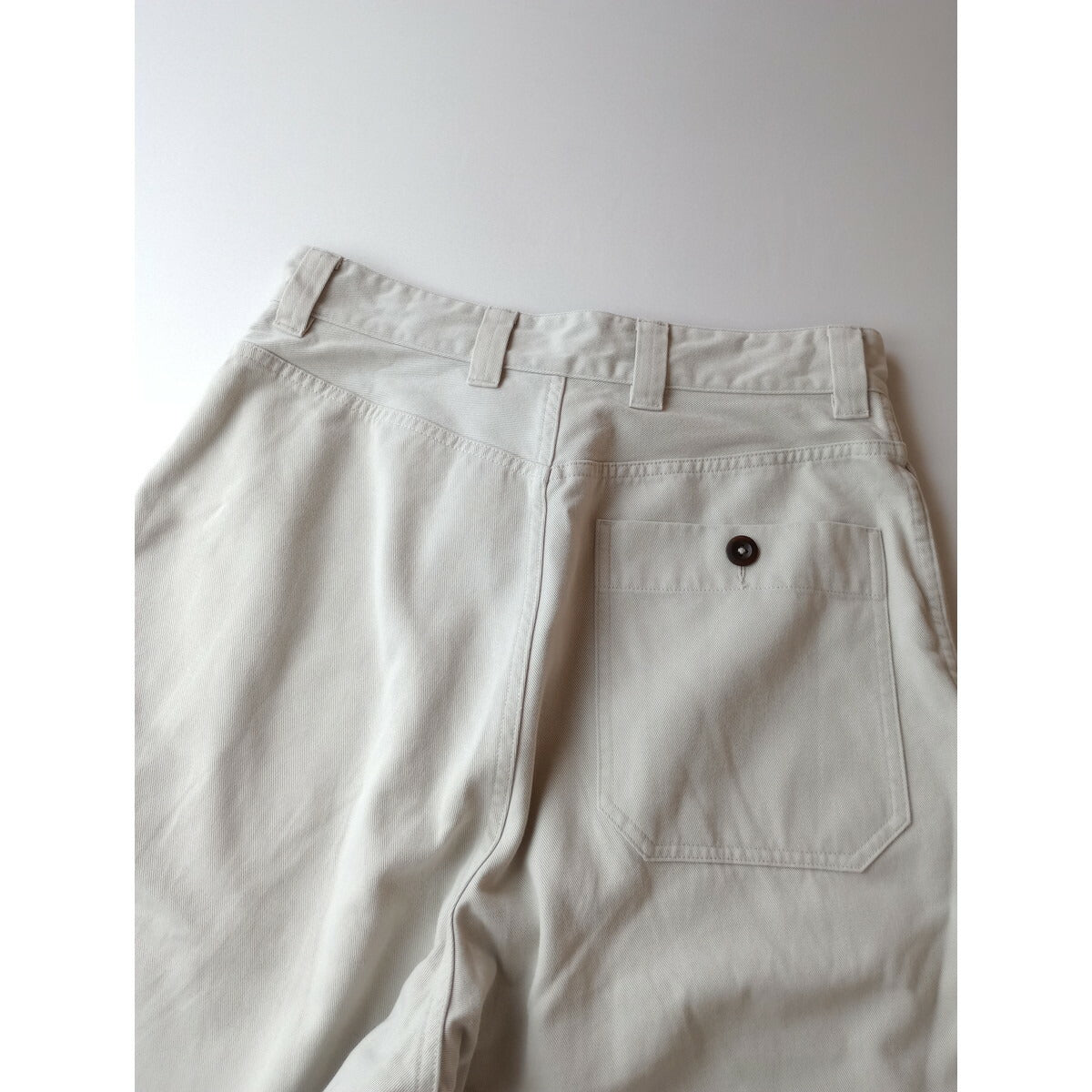 MHL エムエイチエル マーガレットハウエル BRUSHED COTTON DRILL コットン パンツ ライトベージュ 2【中古】