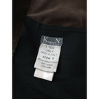 KristenseN DU NORD クリステンセン ドゥ ノルド ノースリーブ シルク ワンピース ダークブラウン【中古】