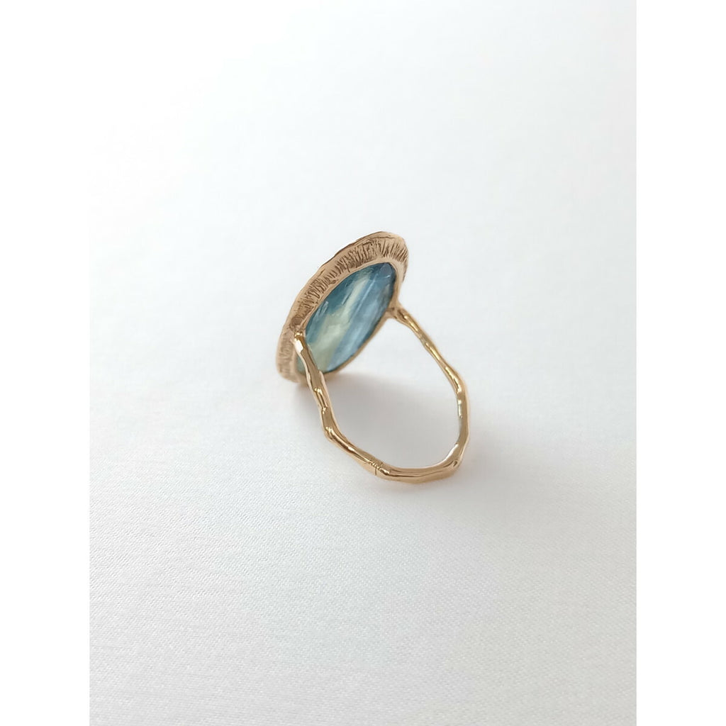 conoa コノア K10 カイヤ ナイト リング ゴールド ブルー  アクセサリー【中古】