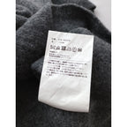 COMME des GARCONS SHIRT コムデギャルソン シャツ fully fashioned knit gauge 7 milled ウール ニット ベスト グレーS 【中古】