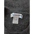 COMME des GARCONS SHIRT コムデギャルソン シャツ fully fashioned knit gauge 7 milled ウール ニット ベスト グレーS 【中古】