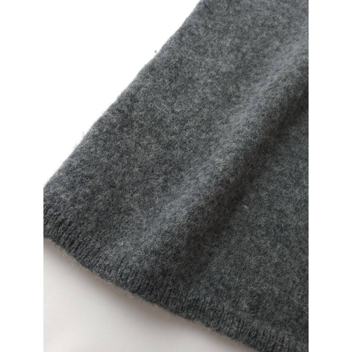 COMME des GARCONS SHIRT コムデギャルソン シャツ fully fashioned knit gauge 7 milled ウール ニット ベスト グレーS (21M＋1733)【中古】