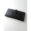 J&MDAVIDSONジェイアンドエムデヴィッドソンLOSANGE LONGFOLDWALLET ロサンジロングフォルドウォレット 二つ折り財布 長財布黒 ブラック【中古】
