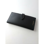 J&MDAVIDSONジェイアンドエムデヴィッドソンLOSANGE LONGFOLDWALLET ロサンジロングフォルドウォレット 二つ折り財布 長財布黒 ブラック【中古】