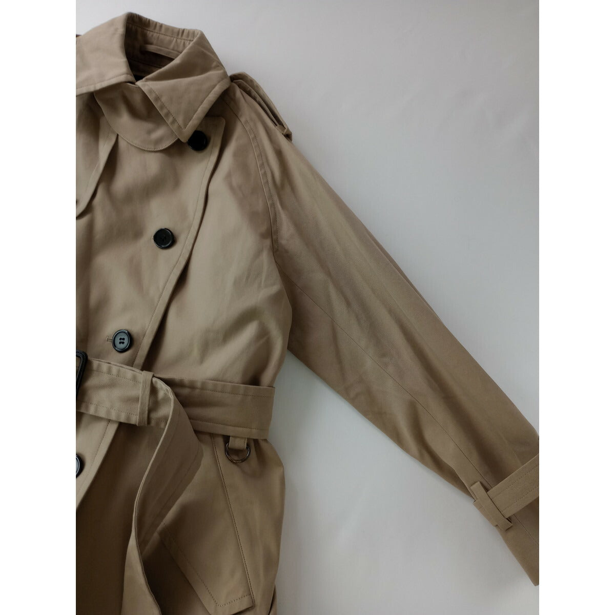 YLEVE イレーヴ Supima cotton Chambray twill スピーマ コットン トレンチ コート ロング ベージュ 1 ライナー 付 (4M＋1570)【中古】