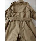 YLEVE イレーヴ Supima cotton Chambray twill スピーマ コットン トレンチ コート ロング ベージュ 1 ライナー 付 【中古】