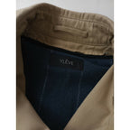 YLEVE イレーヴ Supima cotton Chambray twill スピーマ コットン トレンチ コート ロング ベージュ 1 ライナー 付 【中古】