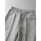 kha:ki カーキ STP SHOE CUT PIN-TUCK PANTS ドライ ストレッチ ツイル シューカット ピンタック パンツ 1 ライトブルー【中古】