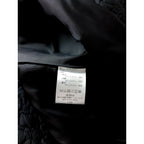OHGA オーガ フラワー キルト ショート コート 黒 ブラック S (25M＋0806)【中古】