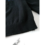 22AW COOHEM コーヘン KOHEN NORDIC KNIT ノルディック ニット 長袖 プルオーバー トップス 黒 ブラック L (18M＋0314)【中古】