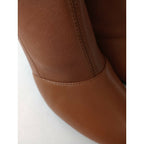 3.1 Phillip Lim スリーワン フィリップリム DRUM 70MM STRETCH ANKLE BOOT ラムレザー ストレッチ アンクル ブーツ ブラウン 37 靴 【中古】