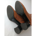 3.1 Phillip Lim スリーワン フィリップリム DRUM 70MM STRETCH ANKLE BOOT ラムレザー ストレッチ アンクル ブーツ ブラウン 37 靴 【中古】