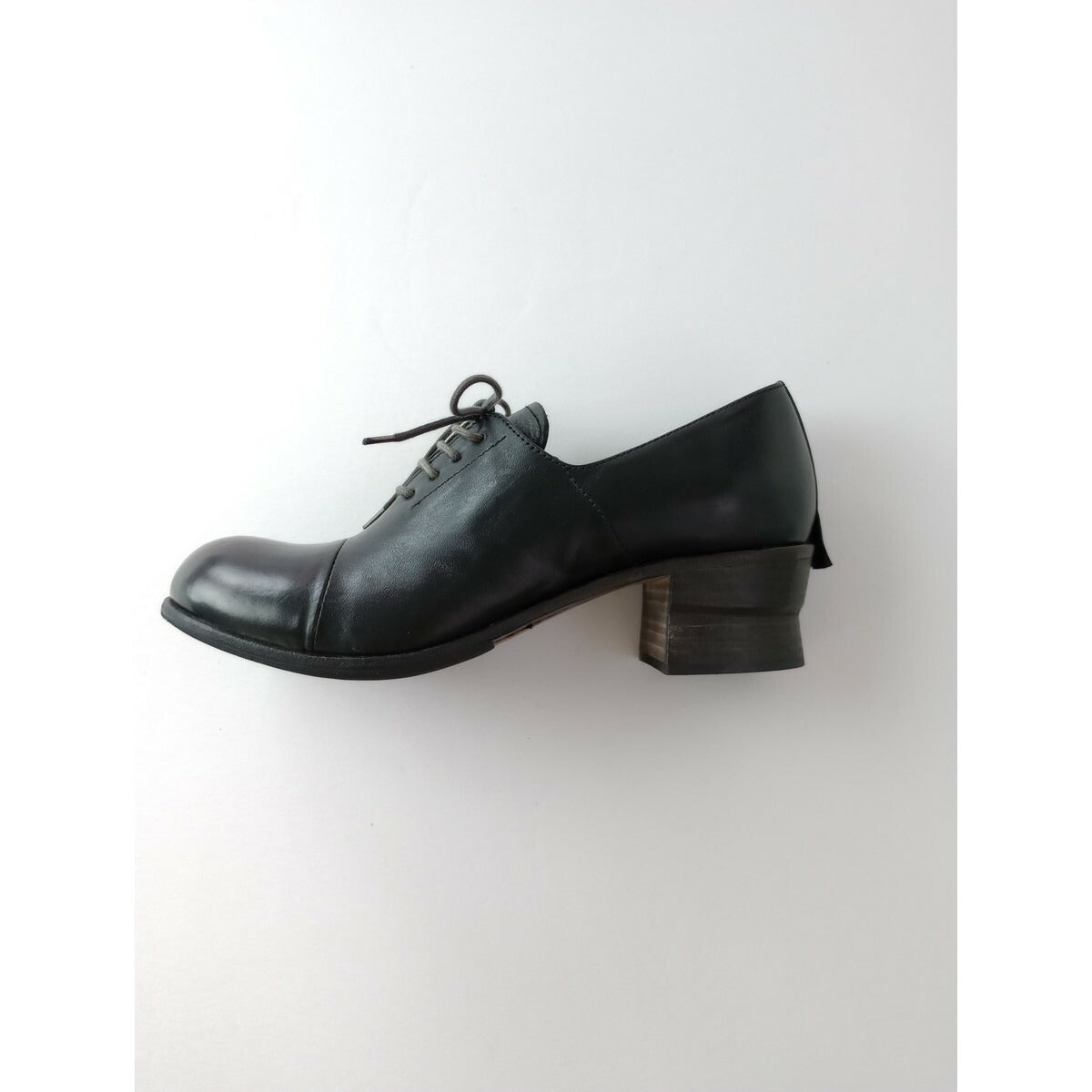 veritecoeur × SHOTO ヴェリテクール HORSE NAPPA NERO+ TAMP CUOIO レザーシューズ 黒 ブラック 37【中古】