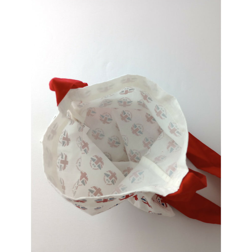 R&D.M.Co- オールドマンズテーラー TEA CUP ONE SHOULDER BAG ショルダーバッグ 赤 白 国旗 イギリス ティーポット ユニオンジャック 柄【中古】
