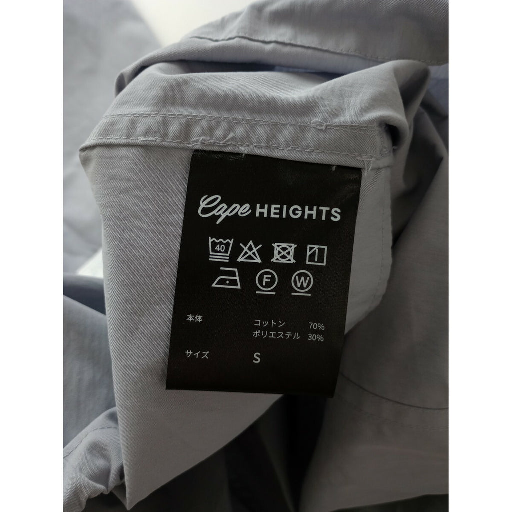 新品 24SS CapeHEIGHTS ケープハイツ SEAFORD ショート丈 ジャケット 長袖 ライトブルー