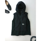 and wander アンドワンダー top fleece vest トップ フリース ベスト プリマロフト 黒 ブラック 00 (25M＋0822)【中古】