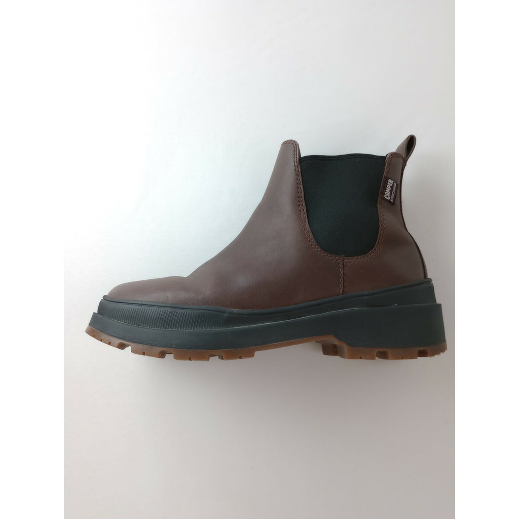 CAMPER カンペール Brutus Trek HYDROSHIELD MICHELIN ブルートゥストレック アンクルブーツ サイドゴア レザー ブラウン 37 靴 【中古】