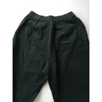 24AW Babaghuri ババグーリ コットン コーデュロイ テーパード パンツ コットン 墨黒 ヨーガンレール (16M＋2170)【中古】