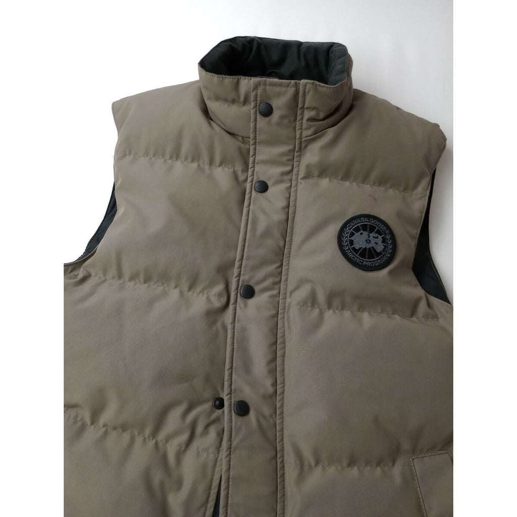 CANADA GOOSE BLACK LABEL カナダグース GARSON VEST ギャルソン ベスト メンズ ダウン ベ スト グレージュ SP (25M＋0819)【中古】
