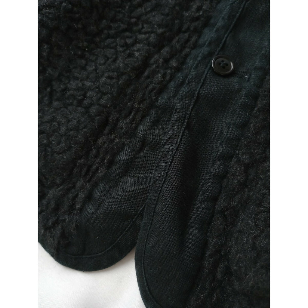 22AW nestrobe confect ネストローブ コンフェクト ウール ボア アーミー ベスト 黒 ブラック 3 ユニセックス (22M＋0378)【中古】