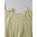 maturely マチュアリー 2P セットアップ Side Cord Vest Side Cord Jersey2 コットン スウェット ベスト パンツ 黄色 イエロー【中古】