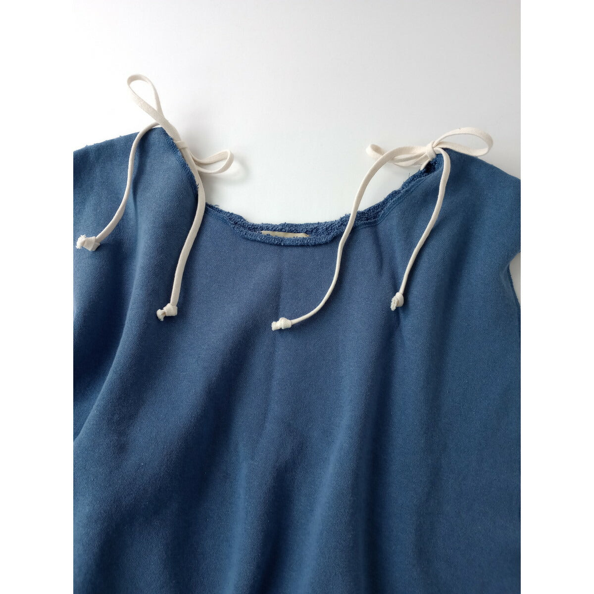 maturely マチュアリー 2P セットアップ Side Cord Vest Side Cord Jersey2 コットン スウェット ベスト パンツ ブルー【中古】