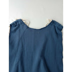 maturely マチュアリー 2P セットアップ Side Cord Vest Side Cord Jersey2 コットン スウェット ベスト パンツ ブルー【中古】