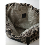 22SS mina perhonen ミナペルホネン forest tile focaccia bag フォカッチャ バッグ 墨黒【中古】