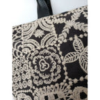 22SS mina perhonen ミナペルホネン forest tile focaccia bag フォカッチャ バッグ 墨黒【中古】