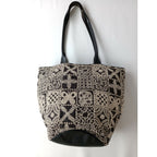 22SS mina perhonen ミナペルホネン forest tile focaccia bag フォカッチャ バッグ 墨黒【中古】