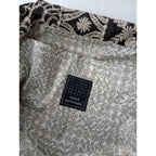 22SS mina perhonen ミナペルホネン forest tile focaccia bag フォカッチャ バッグ 墨黒【中古】