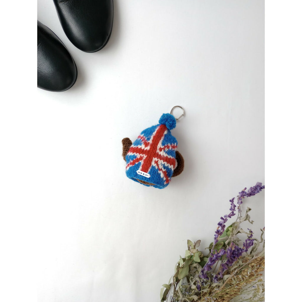 R&D.M.Co- オールドマンズテーラー H.K 1/2 CUP TEAPOT ティーポット KEY RING キーリングキーホルダー ユニオンジャック イギリス ブルー【中古】