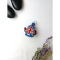 R&D.M.Co- オールドマンズテーラー H.K 1/2 CUP TEAPOT ティーポット KEY RING キーリングキーホルダー ユニオンジャック イギリス ブルー【中古】