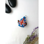 R&D.M.Co- オールドマンズテーラー H.K 1/2 CUP TEAPOT ティーポット KEY RING キーリングキーホルダー ユニオンジャック イギリス ブルー【中古】
