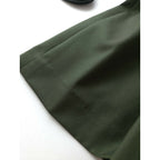 22SS MARGARET HOWELL × FOX BROTHERS マーガレットハウエル SUMMER WOOL サマーウール スカート カーキ 1【中古】
