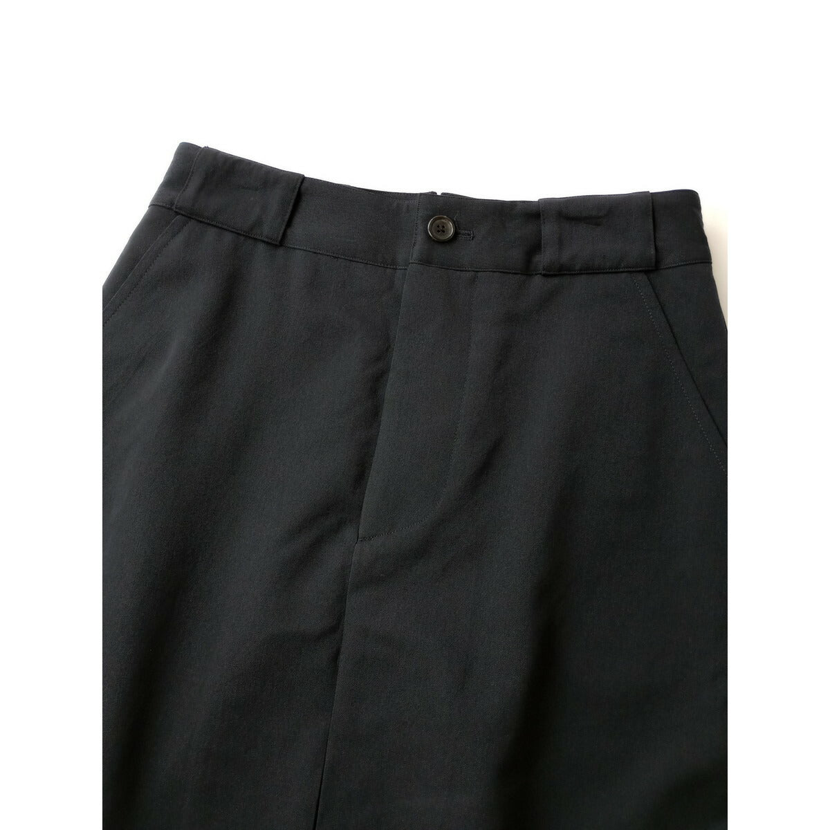 22AW MARGARET HOWELL マーガレットハウエル FINE WOOL TWILL ファインウールツイル スカート ネイビー 1【中古】