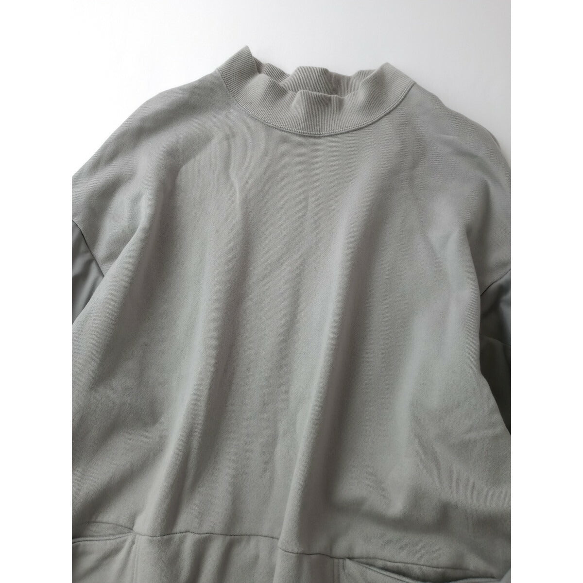 ZUCCa ズッカ ライナー ドッキング 長袖 ロング スウェット ワンピース グレー M【中古】