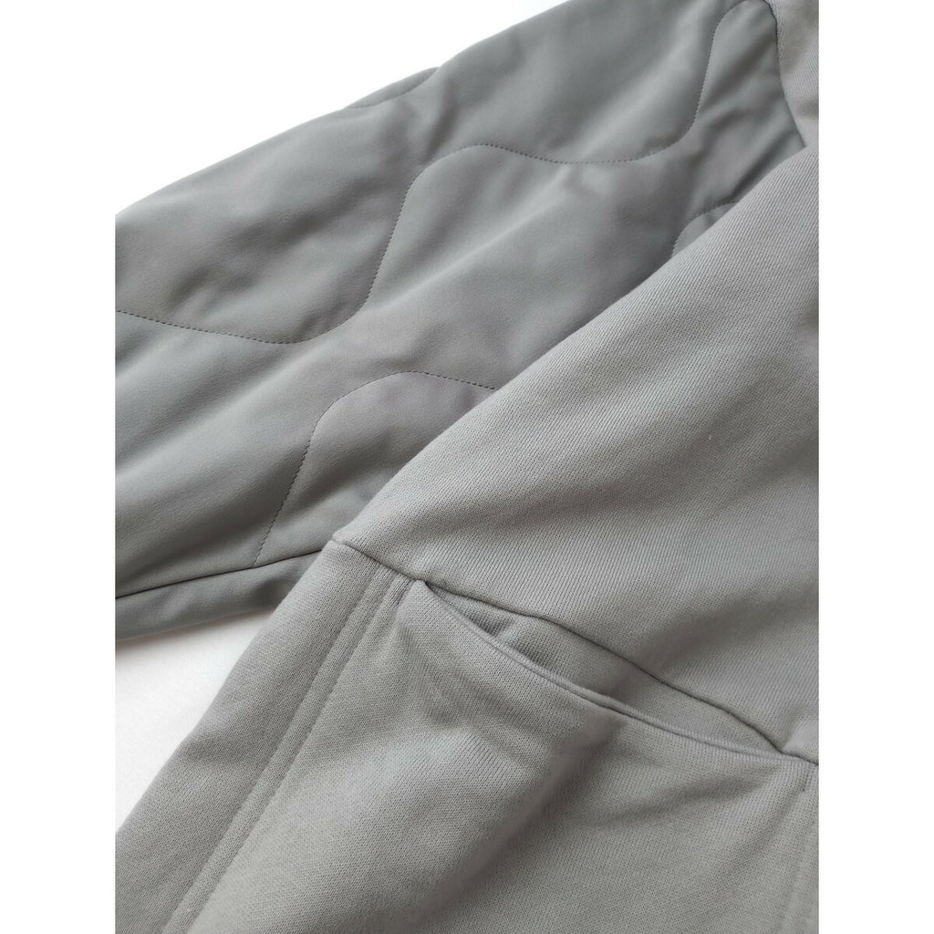 ZUCCa ズッカ ライナー ドッキング 長袖 ロング スウェット ワンピース グレー M【中古】
