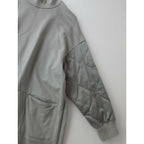 ZUCCa ズッカ ライナー ドッキング 長袖 ロング スウェット ワンピース グレー M【中古】